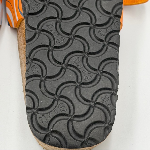 Birkenstock Kids Sandals with Orange and Blue Circles - Picture 11 of 12